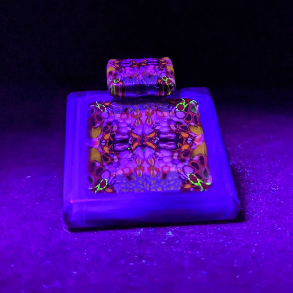 SlickRick Glass - Faceted Mille Tile Pendant - Empire (UV)