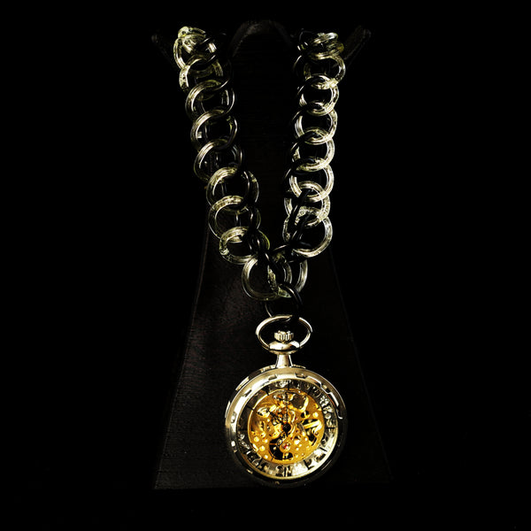 Chainsmokerglass - UV glass chain + pocket watch ⛓️⌚